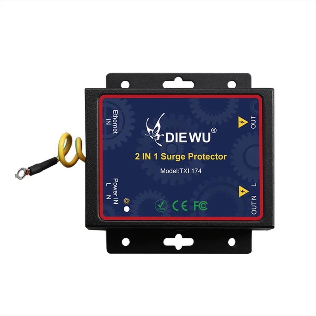NET SURGE PROTECTOR Gigabit Network AC220V DIEWU TXI174