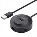 USB HUB 2.0 4PORT, TXD105-2 Black w/1,5m cable