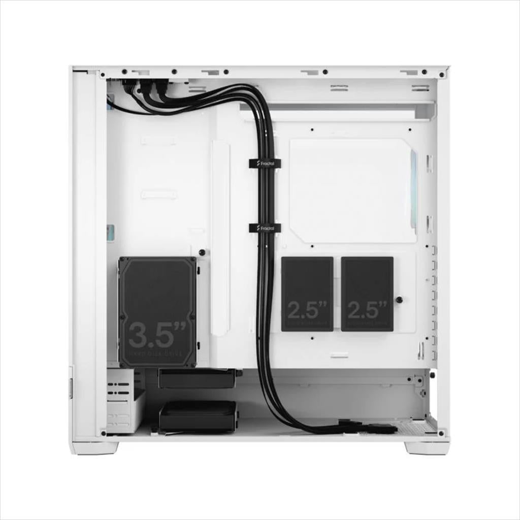 CASE FRACTAL DESIGN E-ATX Mid-Tower Pop XL Air RGB White, 4x120mm Aspect 12 RGB, w/WINDOW, Front Mesh, FD-C-POR1X-01
