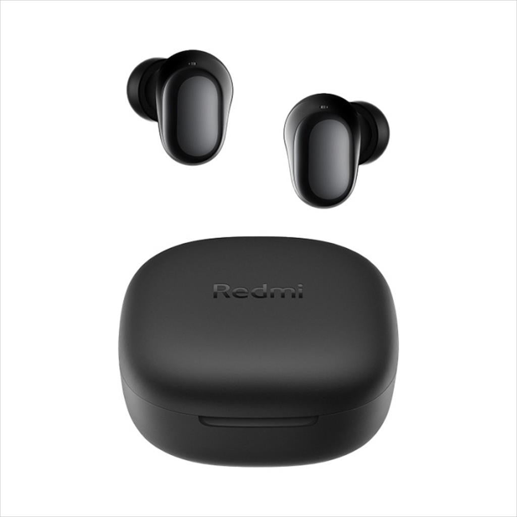 EARPHONES WIRELESS XIAOMI Redmi Buds 6 PLAY BLUETOOTH w/microphone, BLACK