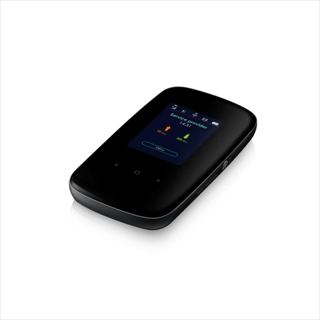 NET ROUTER WIRELESS 4G dual-band ZYXEL LTE2566-M634 Up to 300/50 Mbps, display, 10 hours continuous working hours, up to 32 users, BLACK