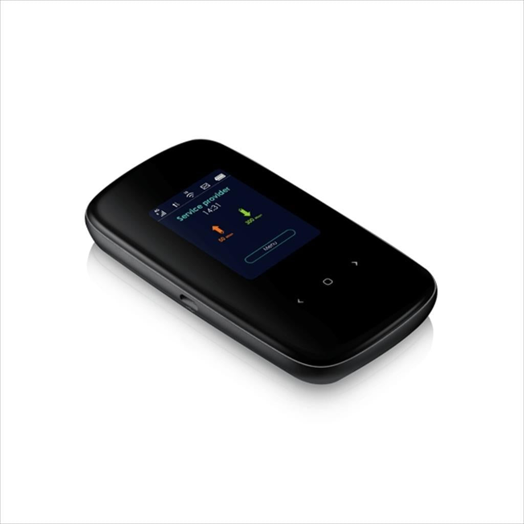 NET ROUTER WIRELESS 4G dual-band ZYXEL LTE2566-M634 Up to 300/50 Mbps, display, 10 hours continuous working hours, up to 32 users, BLACK