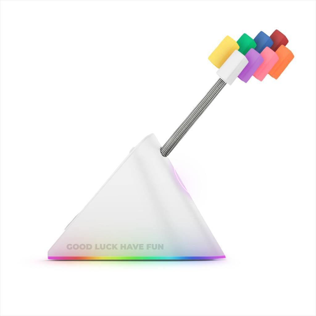 MOUSE ACCESSORY BUNGEE FRAGON - CITADEL RGB, w/ 8 colorful clips, WHITE