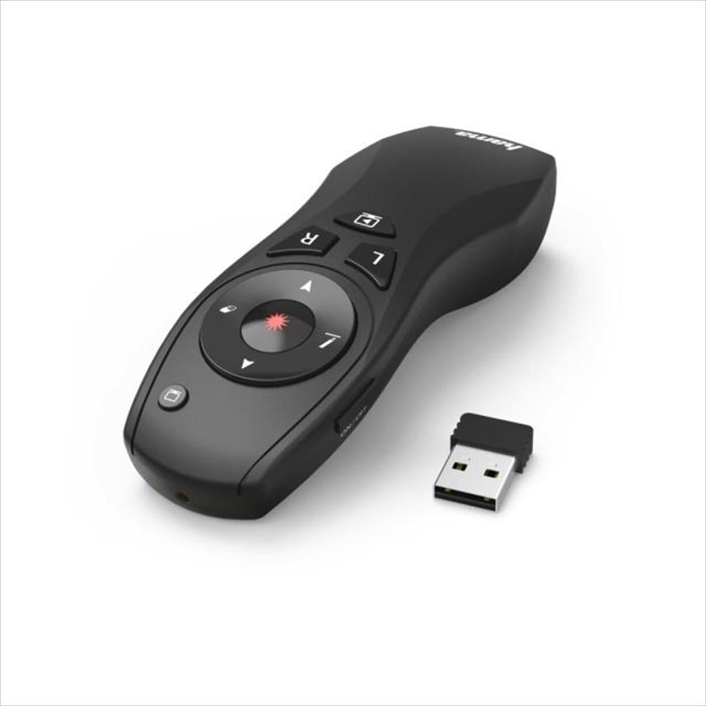PRESENTER HAMA wireless X-Pointer 6 in 1, Black, 139916
