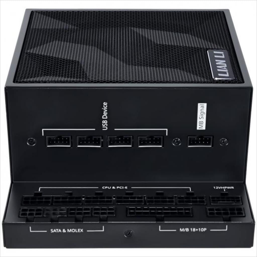 PSU 1000W LIAN LI EDGE EG1000  80+ PLATINUM, PCIe 5.1 (L-Shape, w/x4 USB 2.0 headers), FULL MODULAR Black