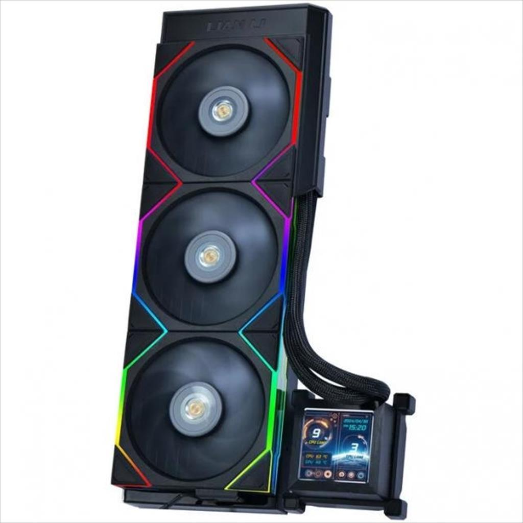 COOLERS CPU AIO LIAN LI HydroShift LCD 360TL ARGB, 3x120mm ARGB fans, LCD Display 2.88" IPS, Black, HSLCD36TB