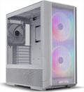 CASE LIAN LI E-ATX LANCOOL 216 RGB Mid-Tower w/ Tempered glass, 2x160mm ARGB, 1x140mm PWM, w/750W Bronze, White, LANCOOL 216RW