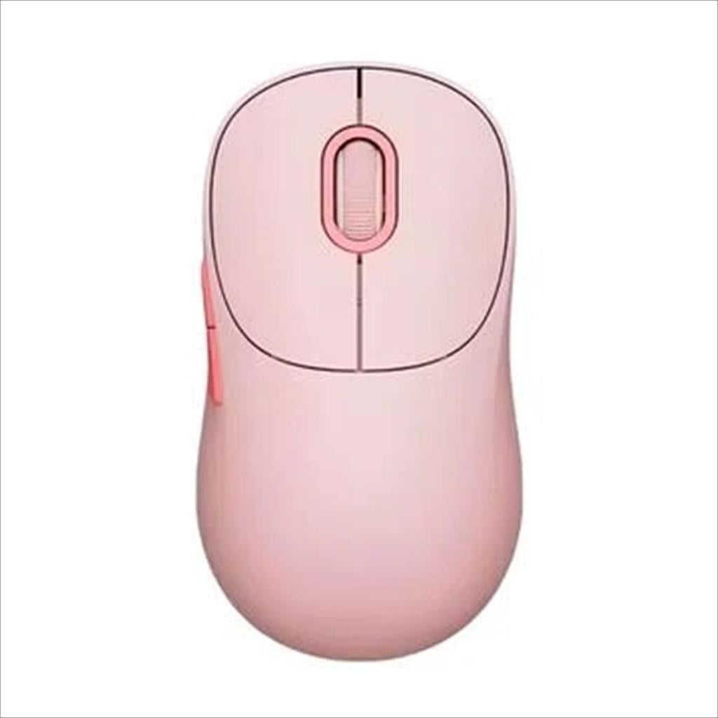 MOUSE WIRELESS USB XIAOMI MOUSE 3 PINK Silent w/Dual 2.4GHz and Bluetooth (3 device)