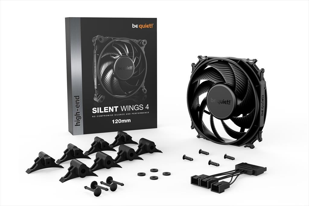 COOLERS CASE FAN 120mm BE QUIET! SILENT WINGS 4, 3-pin 1.600rpm DURABLE FLUID-DYNAMIC BEARING, BL092