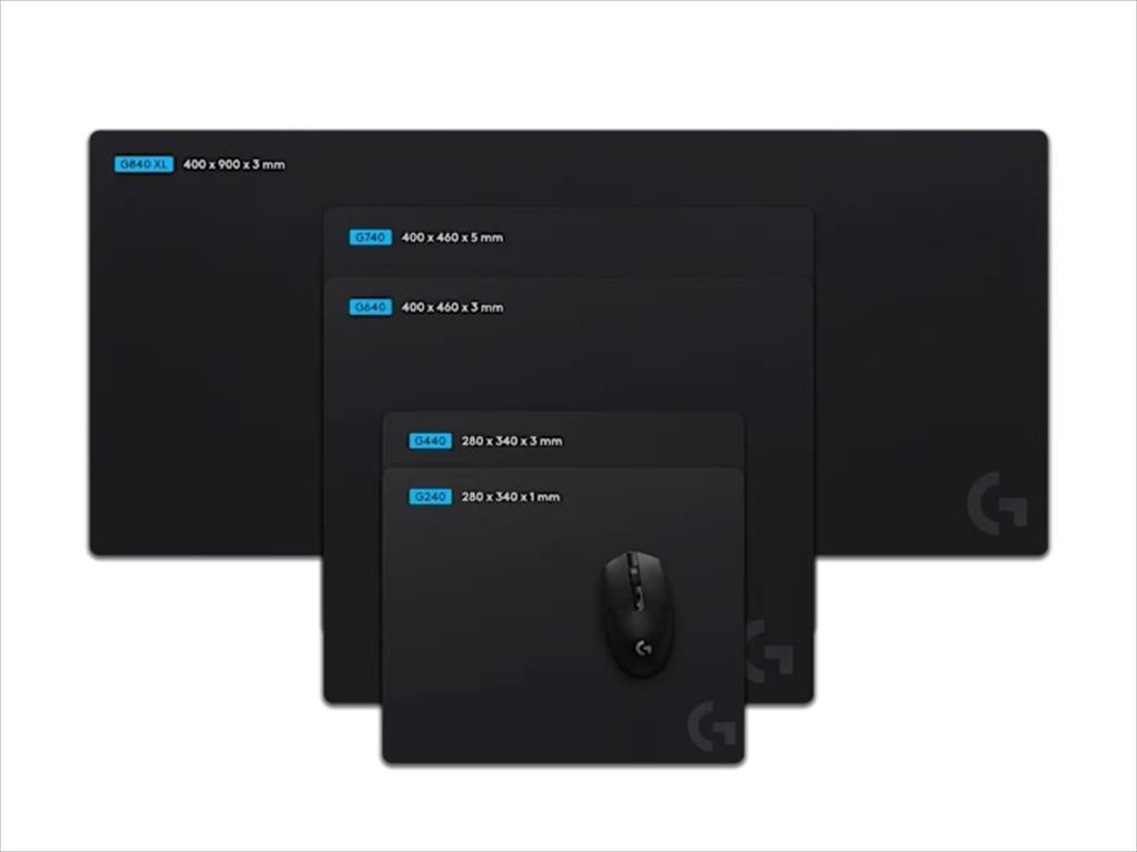 MOUSEPAD LOGITECH G840 XL BLACK, CLOTH 400x900x3, 943-000778