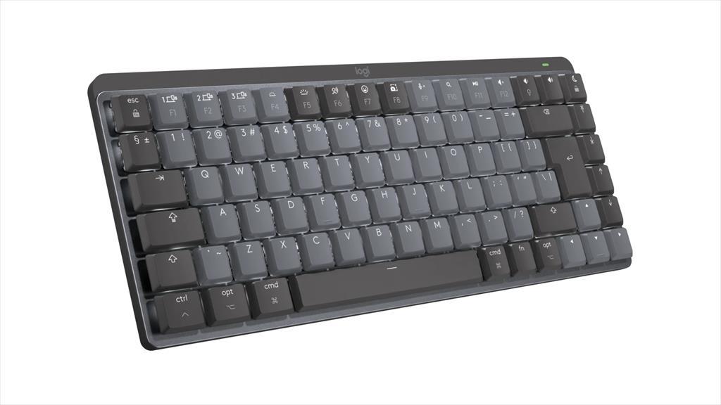 KEYBOARD WIRELESS LOGITECH MX MECHANICAL MINI FOR MAC MINIMALISTIC TACTILE QUIET switch Graphite Logi Bolt, w/Bluetooth, 920-010837