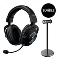 HEADPHONES LOGITECH COMBO STAND + Gaming-Headset G PRO X 2 Black Wireless Lightspeed/ Bluetooth/ 3,5mm w/microphone, 991-000550
