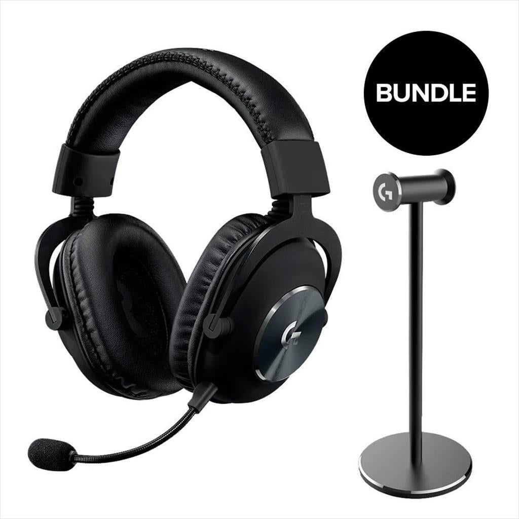 HEADPHONES LOGITECH COMBO STAND + Gaming-Headset G PRO X 2 Black Wireless Lightspeed/ Bluetooth/ 3,5mm w/microphone, 991-000550