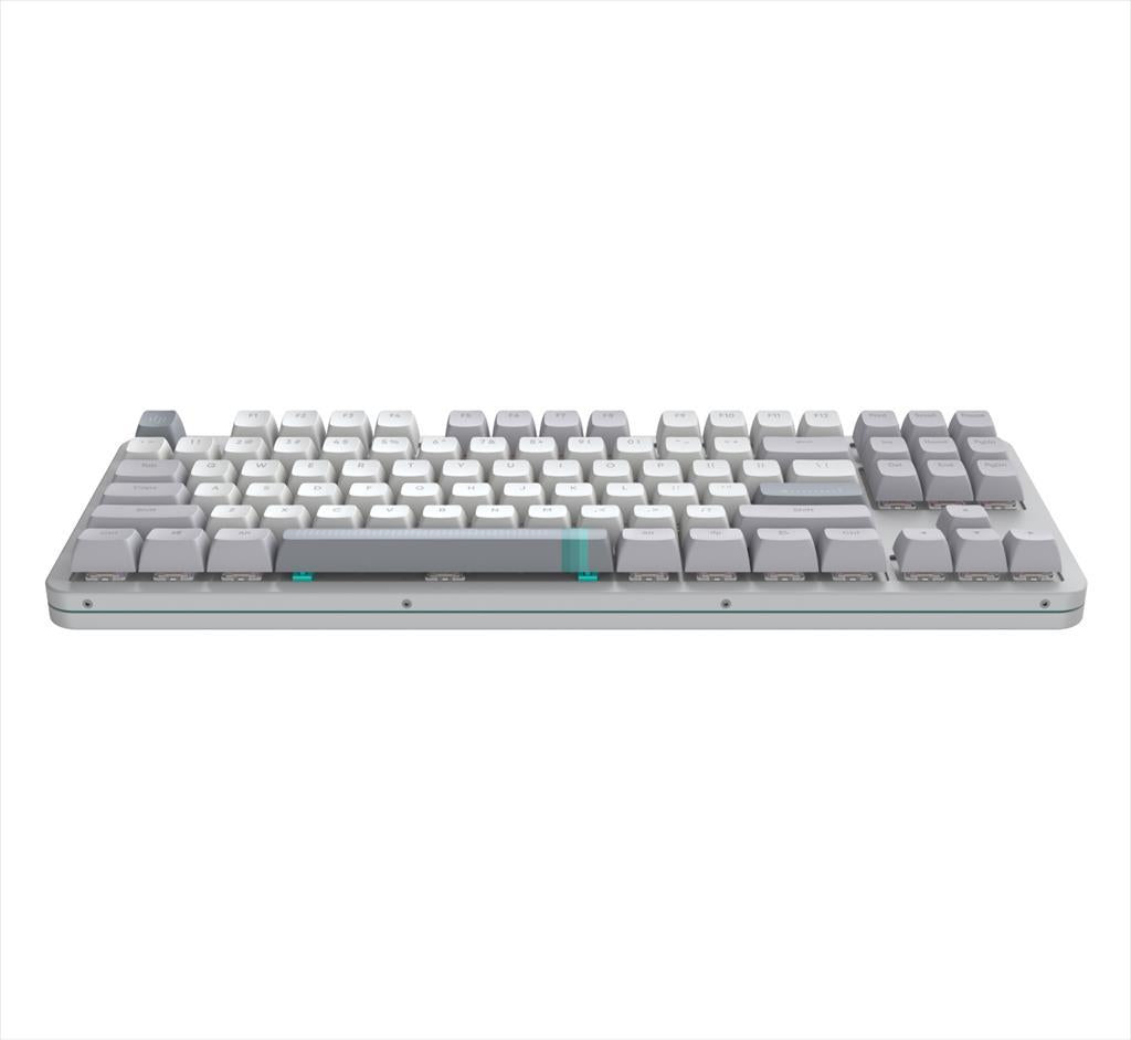 KEYBOARD MECHANICAL DARK PROJECT ALU87A DAYLIGHT TKL HS RGB linear mechanical switches G3ms Zircon, +4 switch +Keycap Language Set ANSI layout