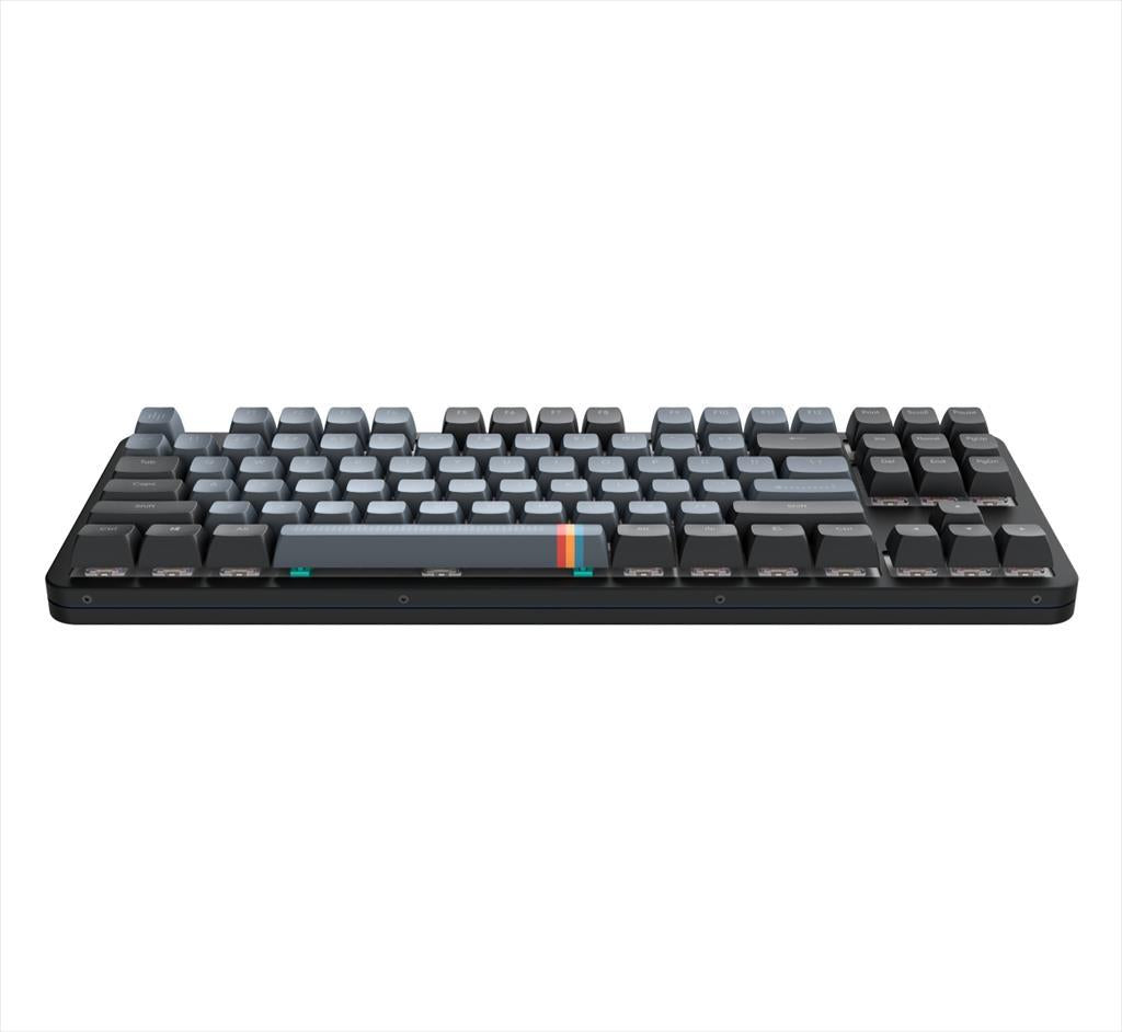 KEYBOARD MECHANICAL DARK PROJECT ALU87A MIDNIGHT TKL HS RGB linear mechanical switches G3ms Zircon, +4 switch +Keycap Language Set ANSI layout