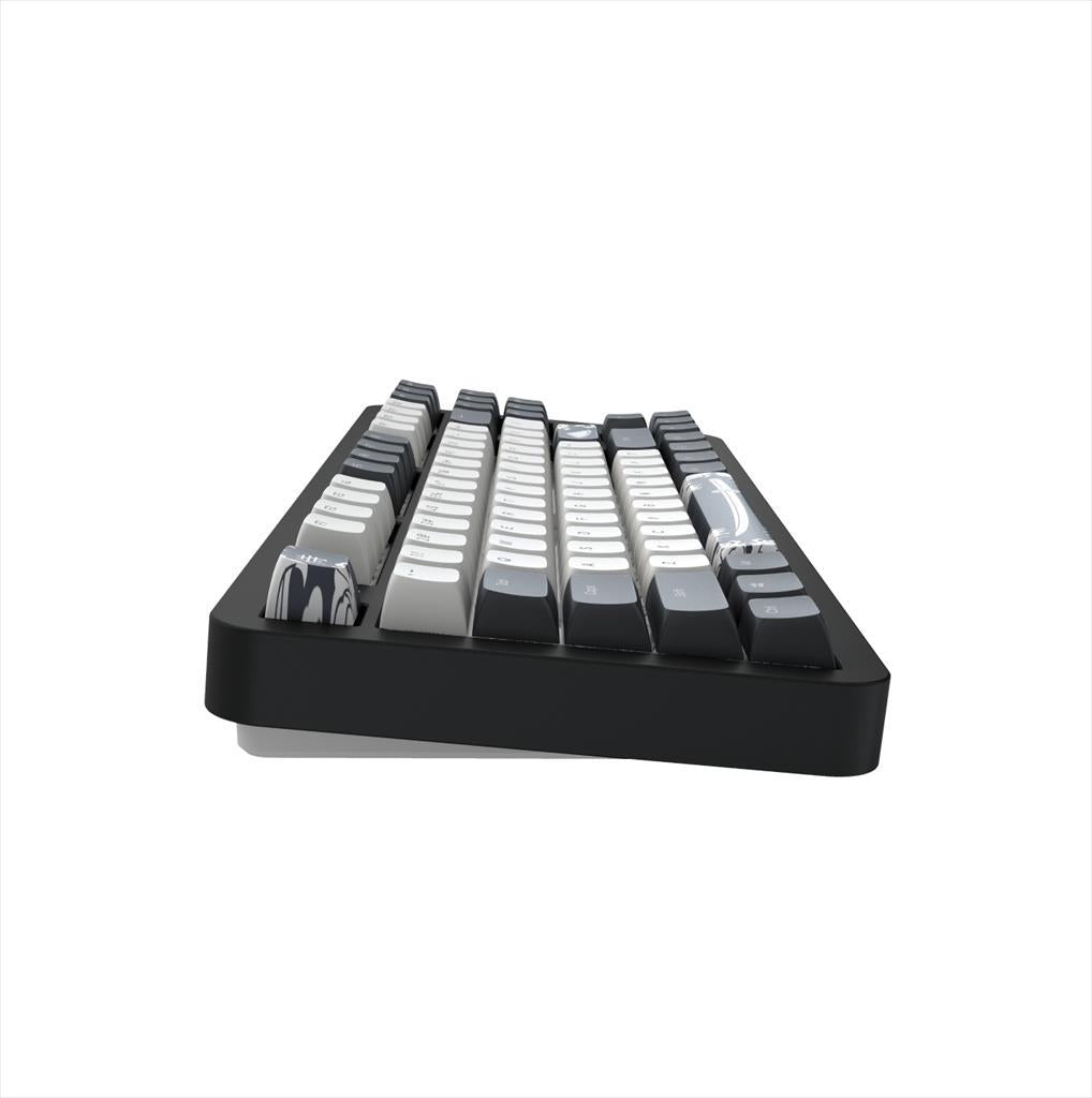 KEYBOARD MECHANICAL DARK PROJECT ALU87B BUSHIDO TKL HS RGB linear mechanical switches G3ms Moonstone- Pre-lubed, +4 switch +Keycap Language Set ANSI layout