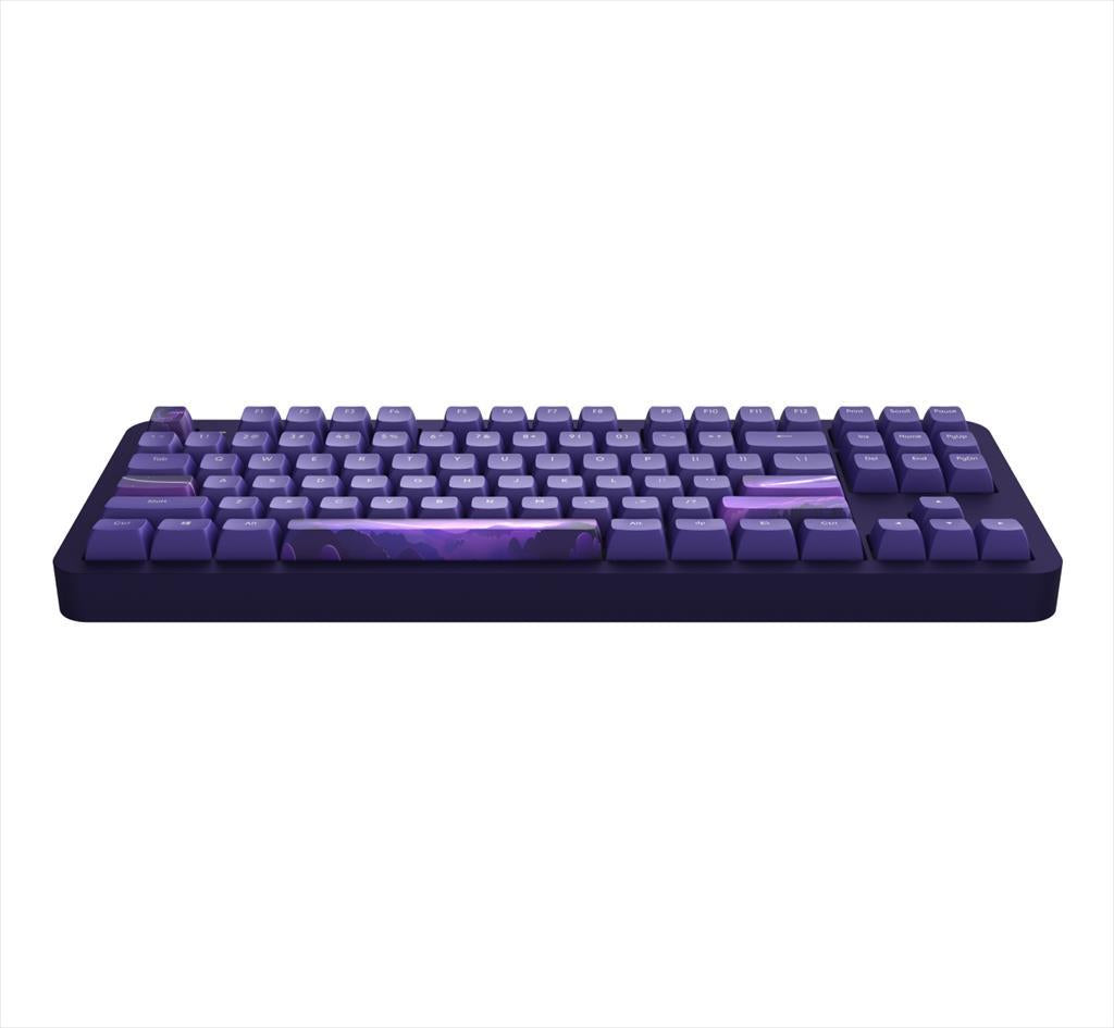 KEYBOARD MECHANICAL DARK PROJECT ALU87B CELESTIAL TKL HS RGB linear mechanical switches G3ms Voidstone — Silent, Pre-lubed, +4 switch +Keycap Language Set ANSI layout