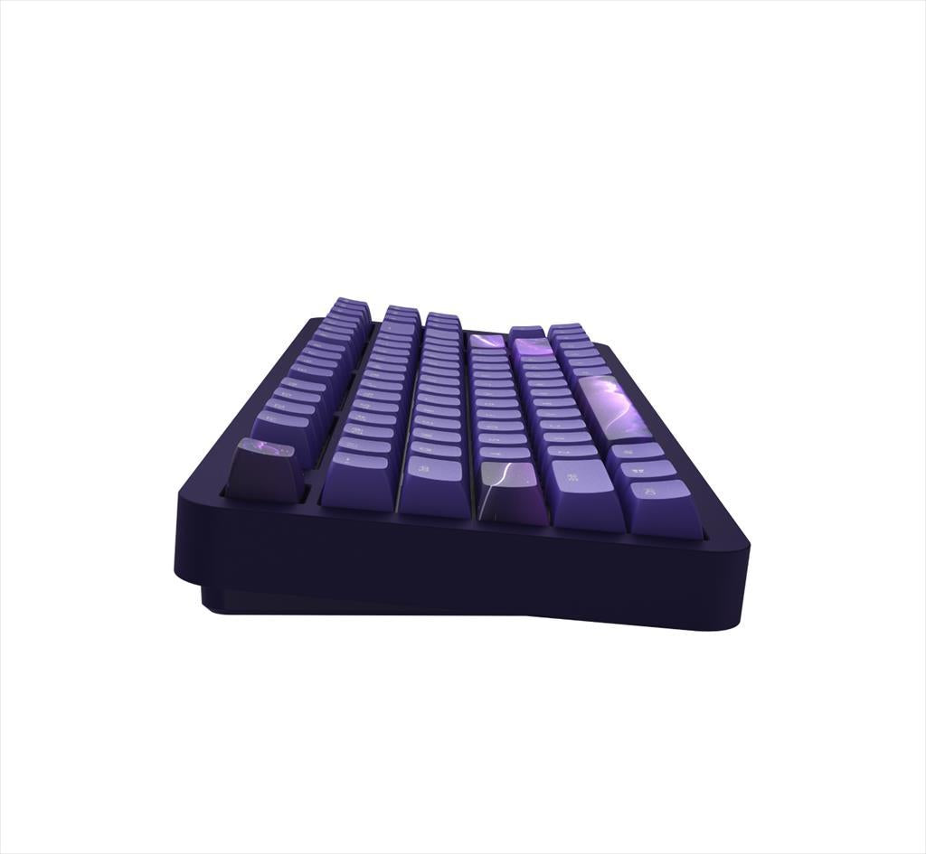 KEYBOARD MECHANICAL DARK PROJECT ALU87B CELESTIAL TKL HS RGB linear mechanical switches G3ms Voidstone — Silent, Pre-lubed, +4 switch +Keycap Language Set ANSI layout