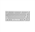 KEYBOARD MECHANICAL DARK PROJECT ALU81A TERRA NOVA WHITE HS RGB linear mechanical switches G3ms Moonstone- Pre-lubed, wireless (BT/2,4g),+4 switch ANSI layout