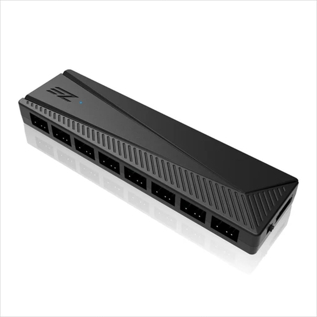 COOLERS EZDIY-FAB ARGB PWM FAN HUB, 8 PWM PORTS + 8 ARGM PORTS, 12V/5V SYNC