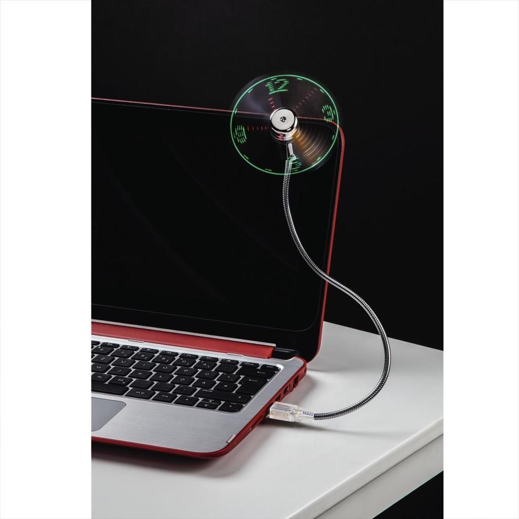 CE SMALL FAN HAMA WITH TIME DISPLAY 12315