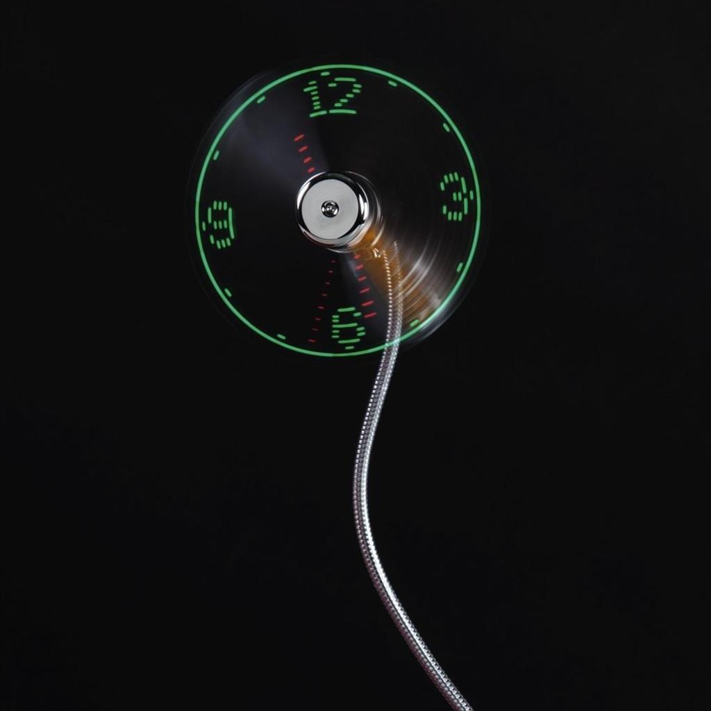 CE SMALL FAN HAMA WITH TIME DISPLAY 12315