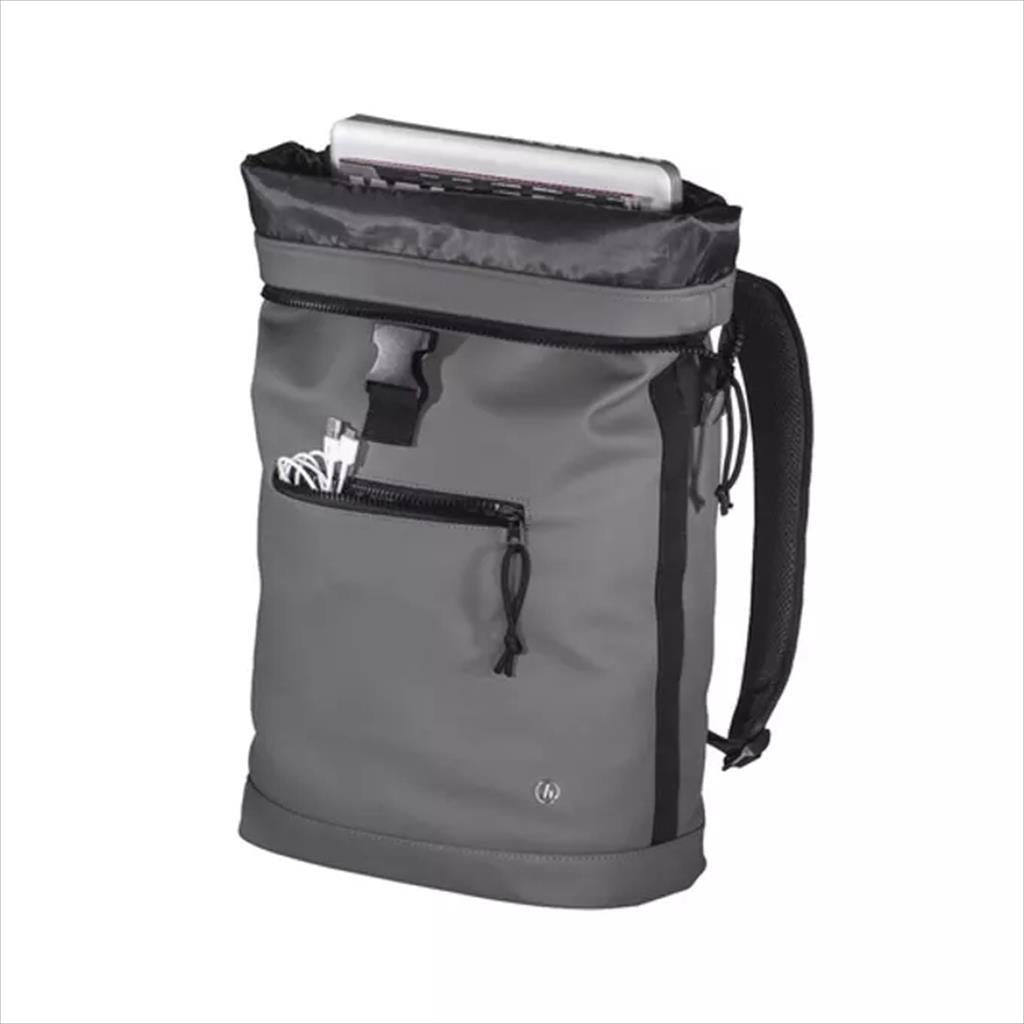 BACKPACK HAMA "Merida" Roll-Top BACKPACK GRAY 40cm (15,6" LAPTOP), 216493