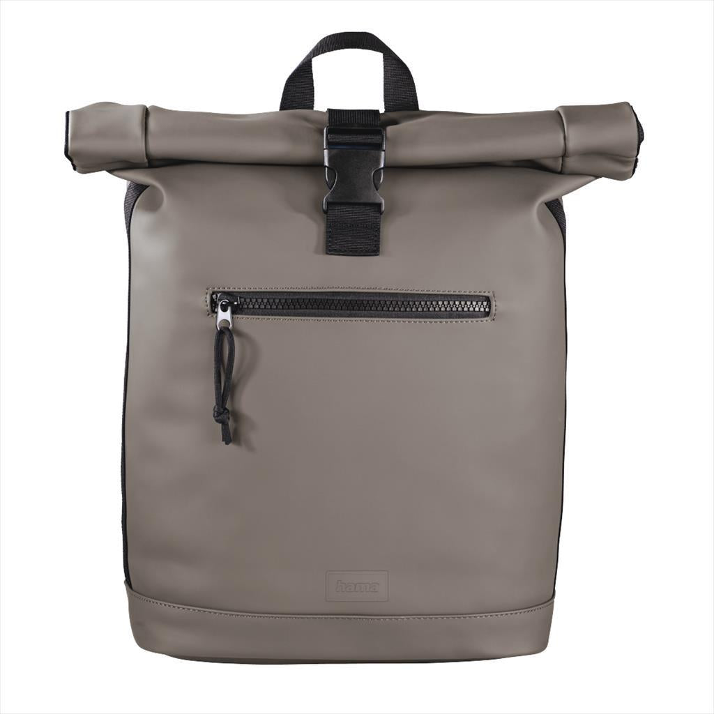 BACKPACK HAMA "Merida" Roll-Top BACKPACK TAUPE 40cm (15,6" LAPTOP), 216494