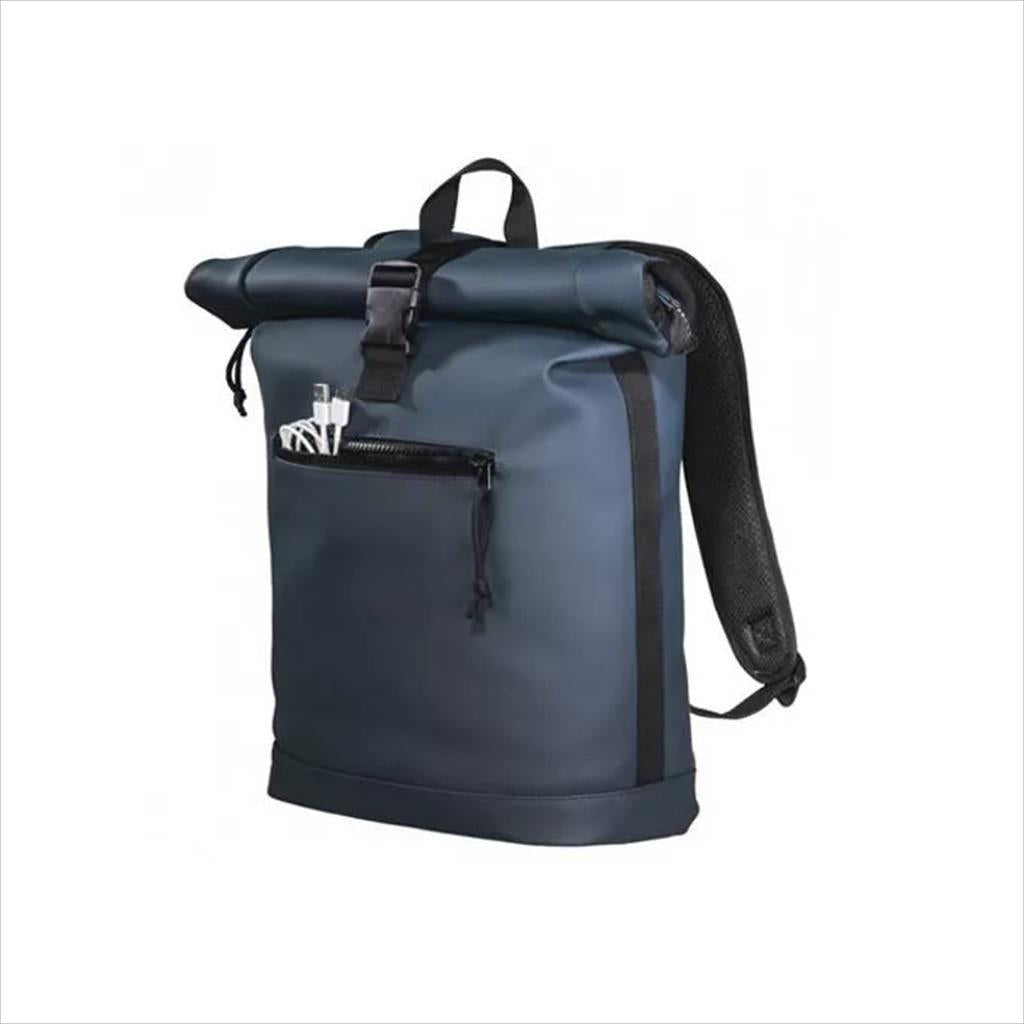 BACKPACK HAMA "Merida" Roll-Top BACKPACK DARK BLUE 40cm (15,6" LAPTOP), 216495
