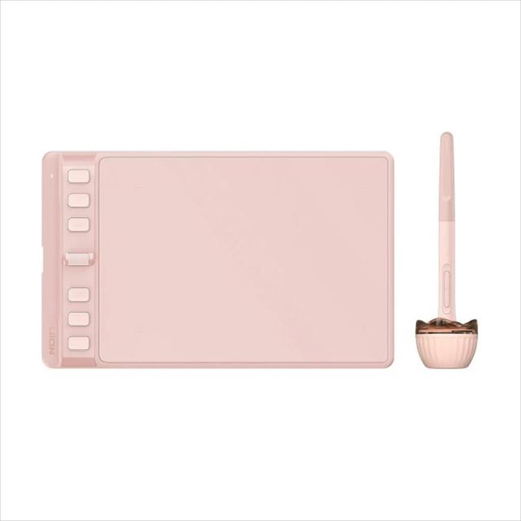 PEN TABLET HUION INSPIROY 2 S H641P 6.3"x3.9", USB-C, 6keys and Scroller, 8192 Levels, 5080 LPI, Pink