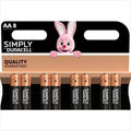 Battery DURACELL LR6 SIMPLY ALKALINE, 8xAA  1.5V 8pcs pack blister MN1500