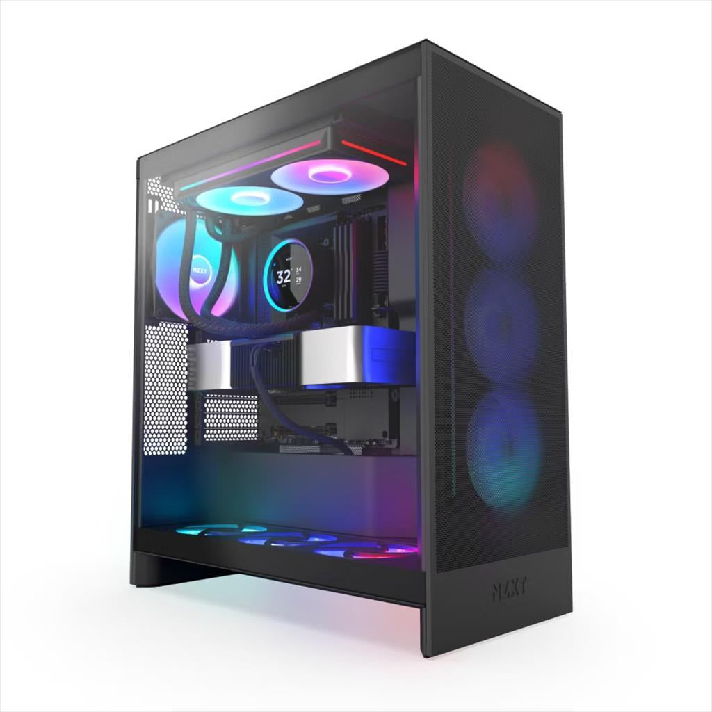 COOLERS CPU AIO NZXT Kraken 280 ELITE V2 RGB, 1x280mm F280 RGB Core fans, RGB Controller, w/2.72" IPS display, RL-KR28E-B2, MATTE BLACK