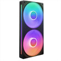 COOLERS CASE FAN 240mm NZXT F240 SINGLE FRAME RGB CORE Black PWM, 2.400 RPM, RF-U24HF-B1