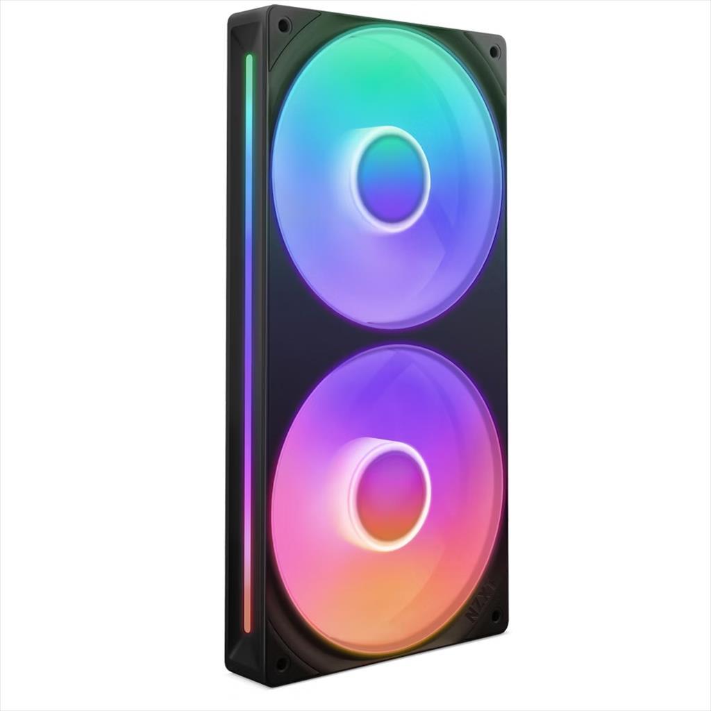 COOLERS CASE FAN 240mm NZXT F240 SINGLE FRAME RGB CORE Black PWM, 2.400 RPM, RF-U24HF-B1