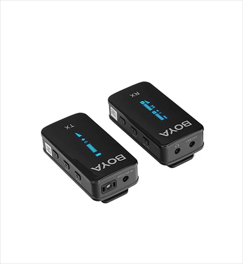 MICROPHONE WIRELESS SYSTEM BOYA AFH 2.4GHz Ultra-compact, up to 100m, BY-XM6-S1