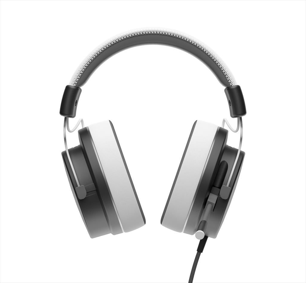 HEADPHONES DARK PROJECT Wired Gaming-Headset VEXO w/Mic, 50mm neodymium driver, 1x3.5mm, Gray