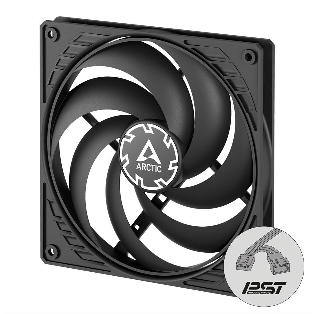 COOLERS CASE FAN 140mm ARCTIC P14 Slim PWM PST 1800 RPM 4-pin, BLACK ACFAN00268A