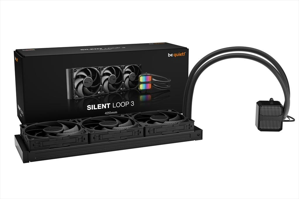 COOLERS CPU AIO BE QUIET! SILENT LOOP 3 420 3x140mm PWM, w/REFFIL OPTION, ARGB LED, BW026