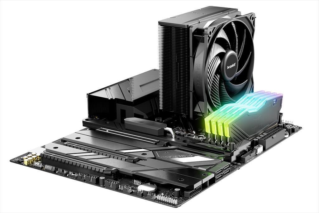 COOLERS CPU BE QUIET! PURE ROCK 3 BLACK, 4 heatpipes 6mm, Pure Wings 3 120mm PWM fan, TDP 190W,1851/1700/1200/115x/AM5/AM4, BK039