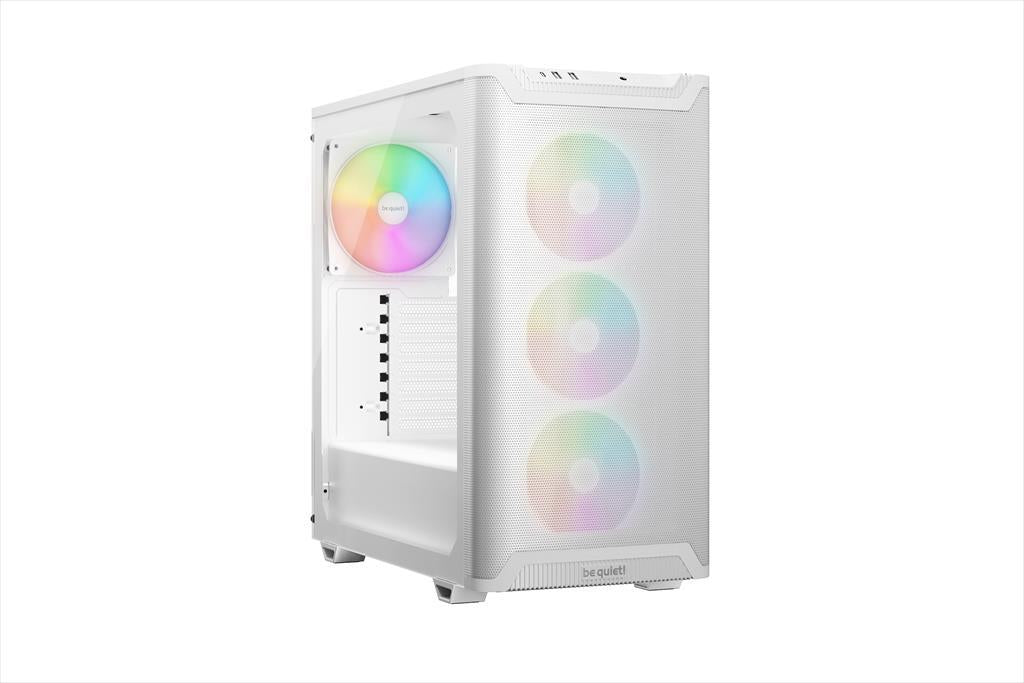 CASE BE QUIET! ATX Mid-Tower Pure Base 501 LX, 4x120mm Light Wings LX ARGB, Front mesh, ARGB/PWM controller, White BGW79