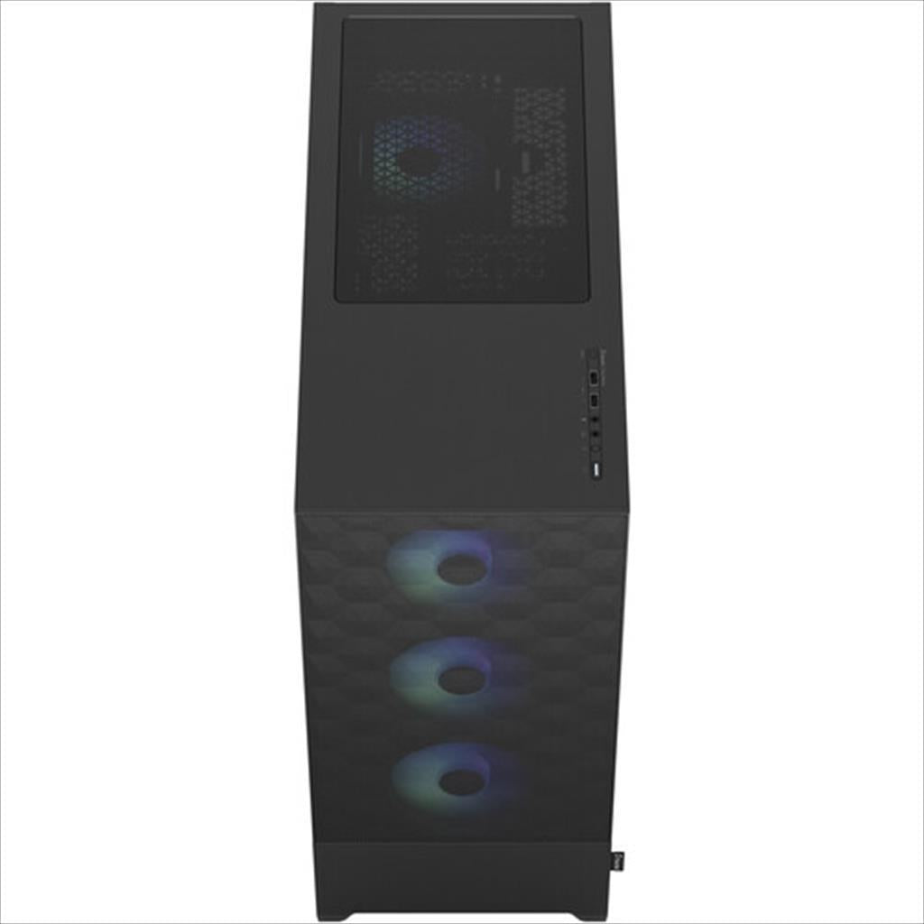 CASE FRACTAL DESIGN E-ATX Mid-Tower Pop XL Air RGB Black, 4x120mm Aspect 12 RGB, w/WINDOW, Front Mesh, FD-C-POR1X-06