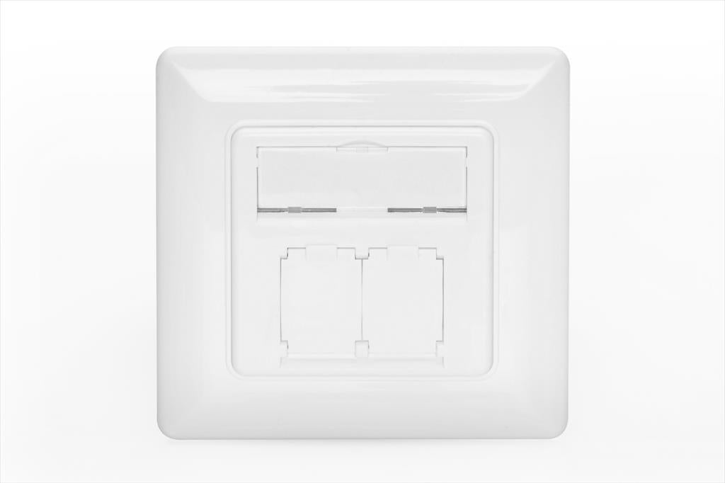 NET TERMINAL CASE 2 KEYSTONE MODUL CAT6, 74272