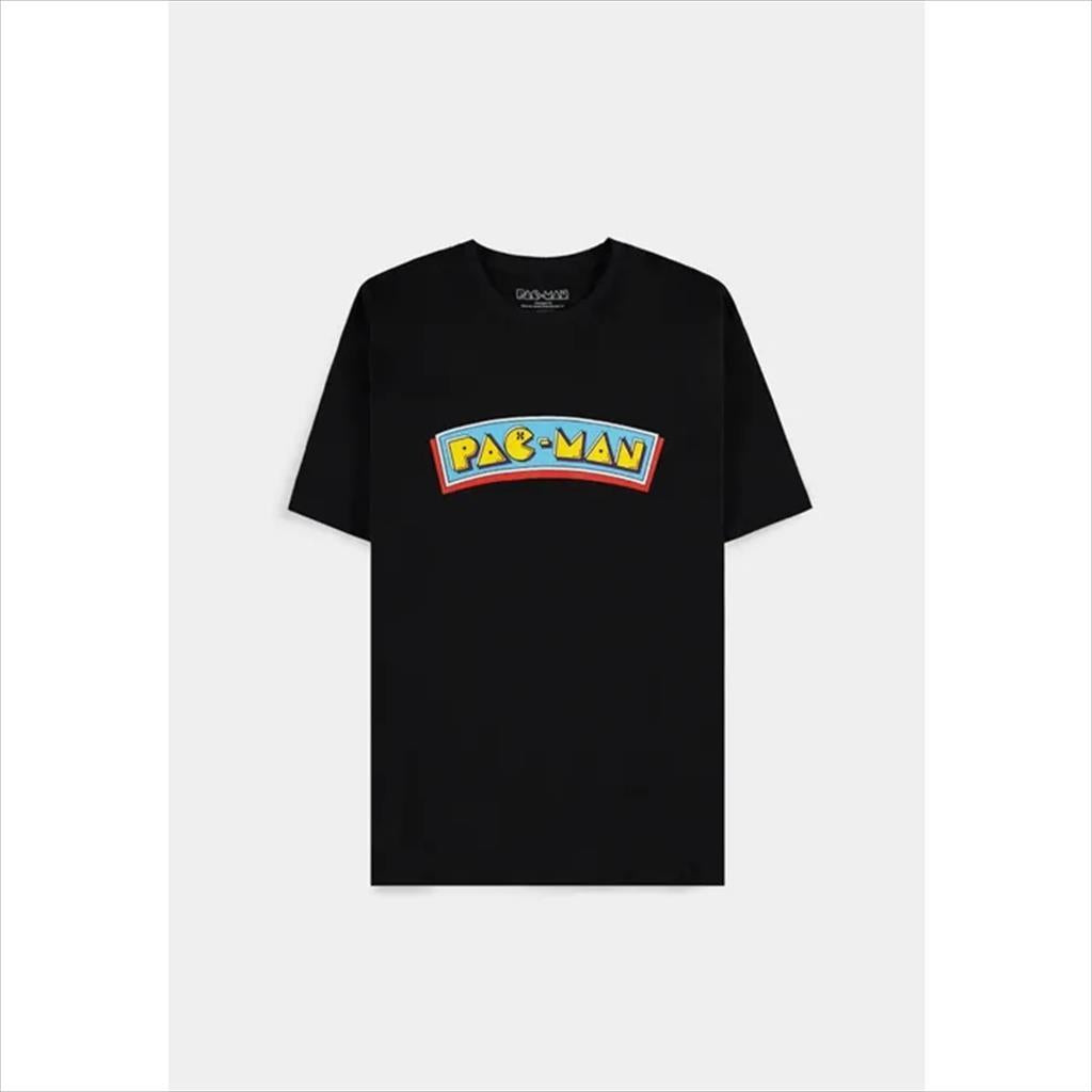 T-SHIRT PAC-MAN (LOGO), Black Size XL