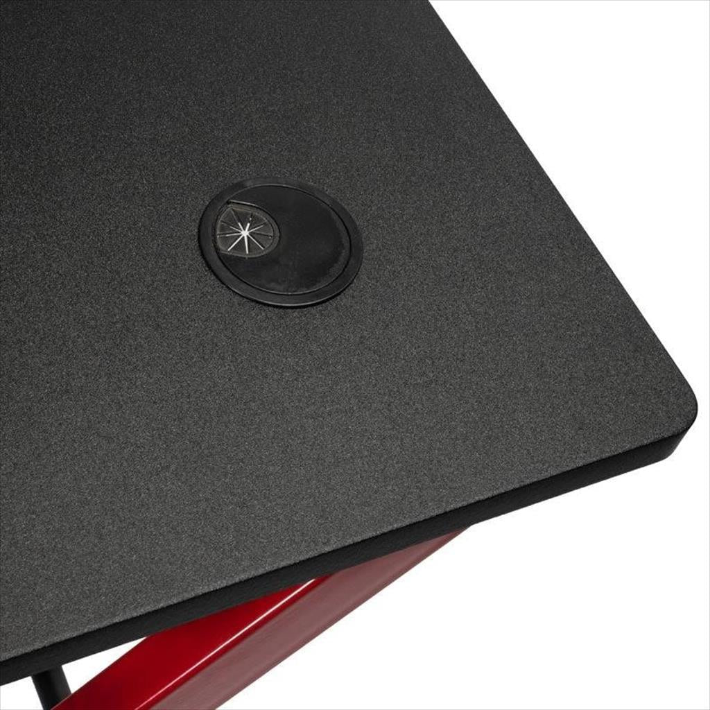 GAMING DESK NITRO CONCEPTS D12, BLACK/RED, GAGC-172