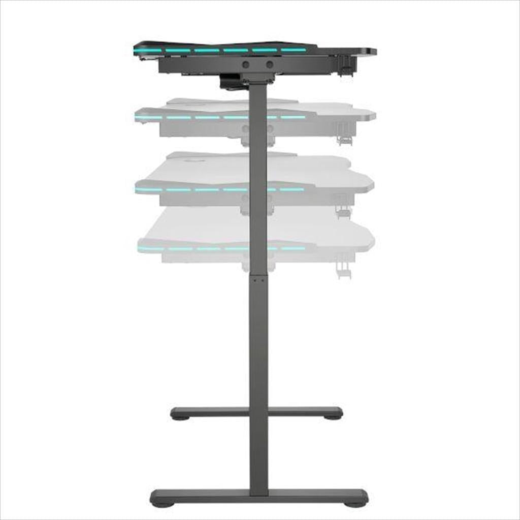 GAMING DESK NITRO CONCEPTS NEMESIS SIT-STAND , BLACK, 3808130