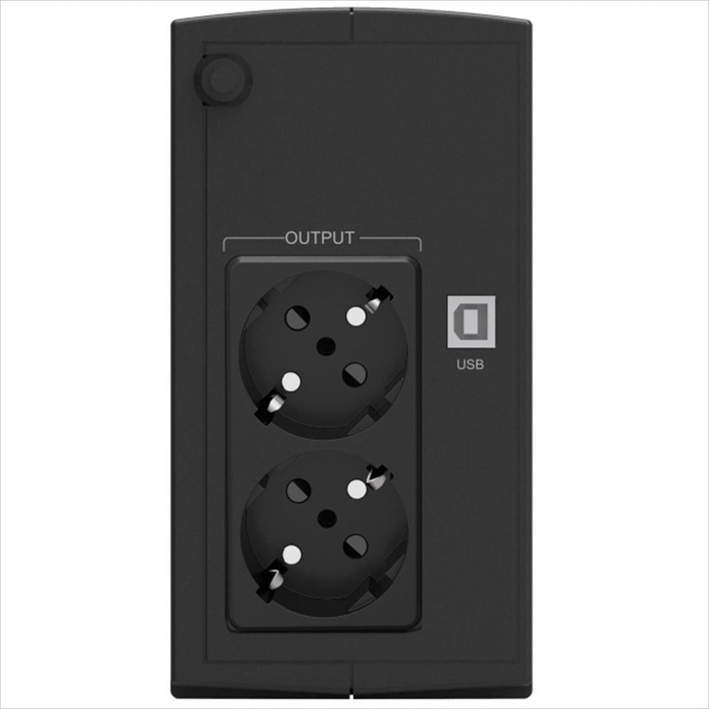 UPS 650VA / 360W POWERWALKER BASIC VI 650 SB, 2xSHUKO, USB, 10121066