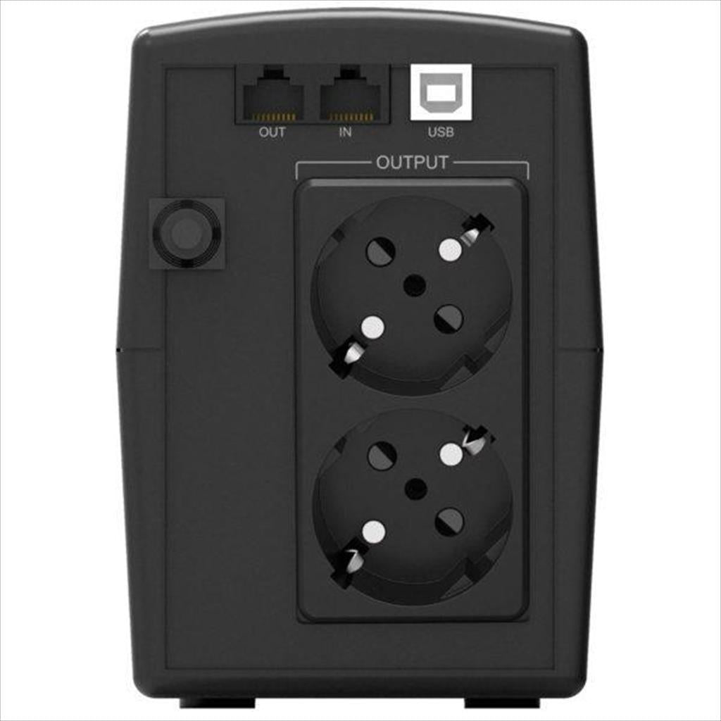 UPS 1000VA / 600W POWERWALKER BASIC VI 1000 STL, 2xSHUKO, RJ-11, RJ-45, USB, HID, 10121074
