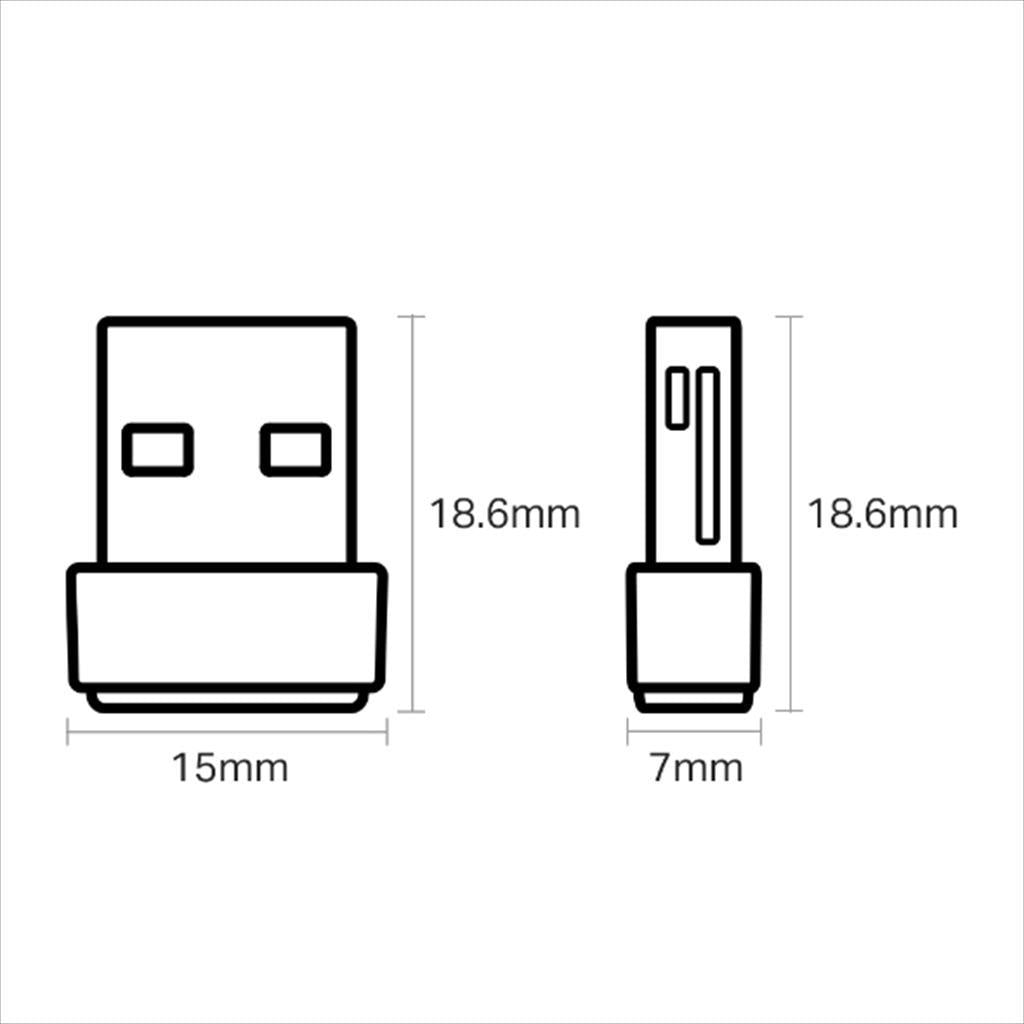 NET LAN WIRELESS USB TP-Link T2U NANO, AC600, Dual Band