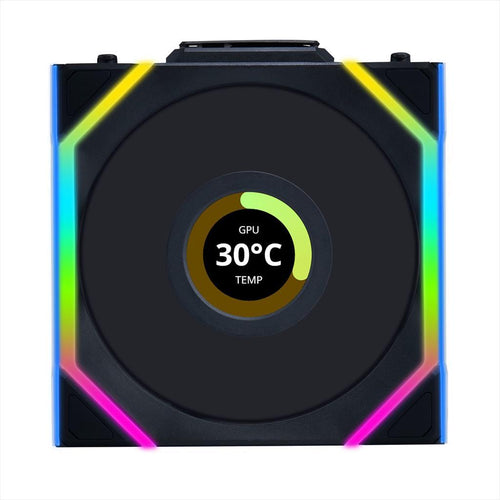 COOLERS CASE FAN 120mm LIAN LI UNI FAN SL Wireless LCD 120 A-RGB PWM, Black, 12SLLCD1W1B