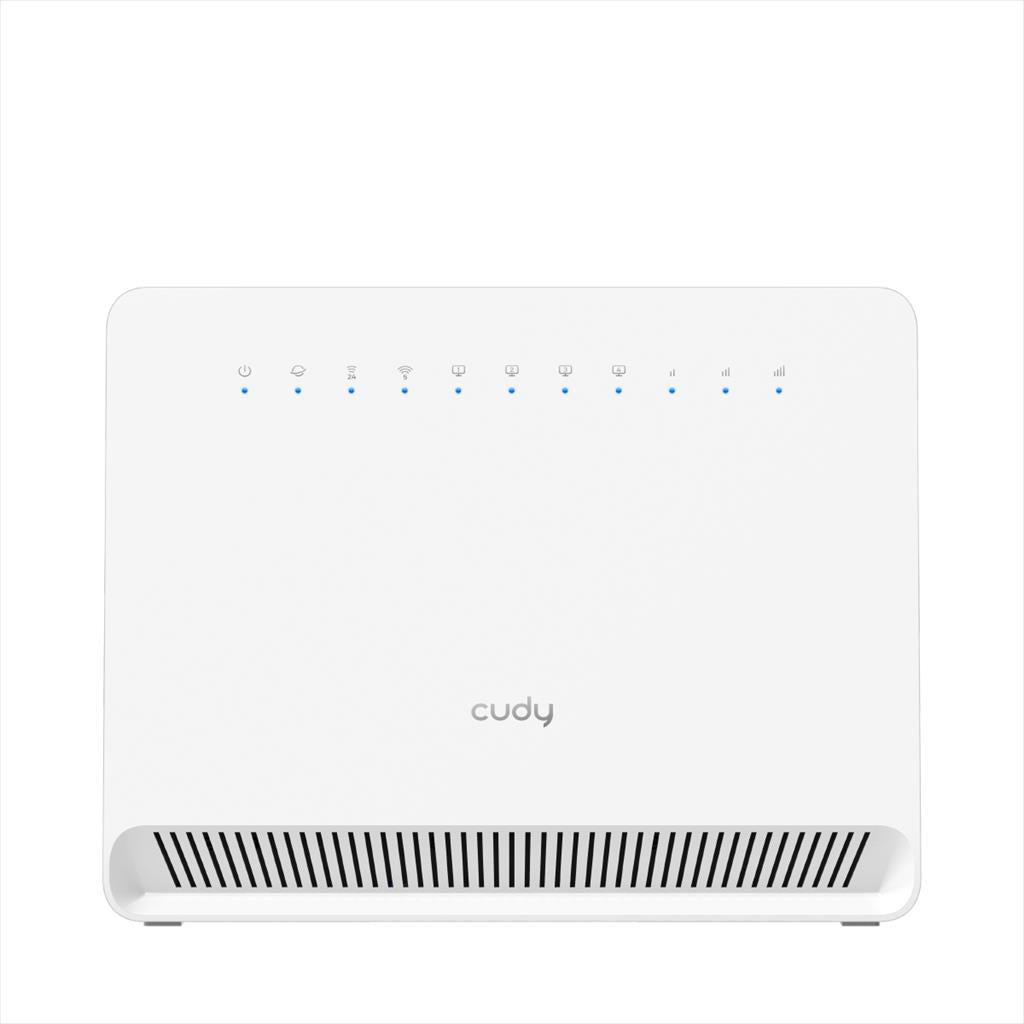 NET ROUTER WIRELESS DUAL BAND AC1200 4G LTE Cat6 CUDY LT700E w/2 internal antennas, 1x WAN Gb port, 4x LAN Gb ports